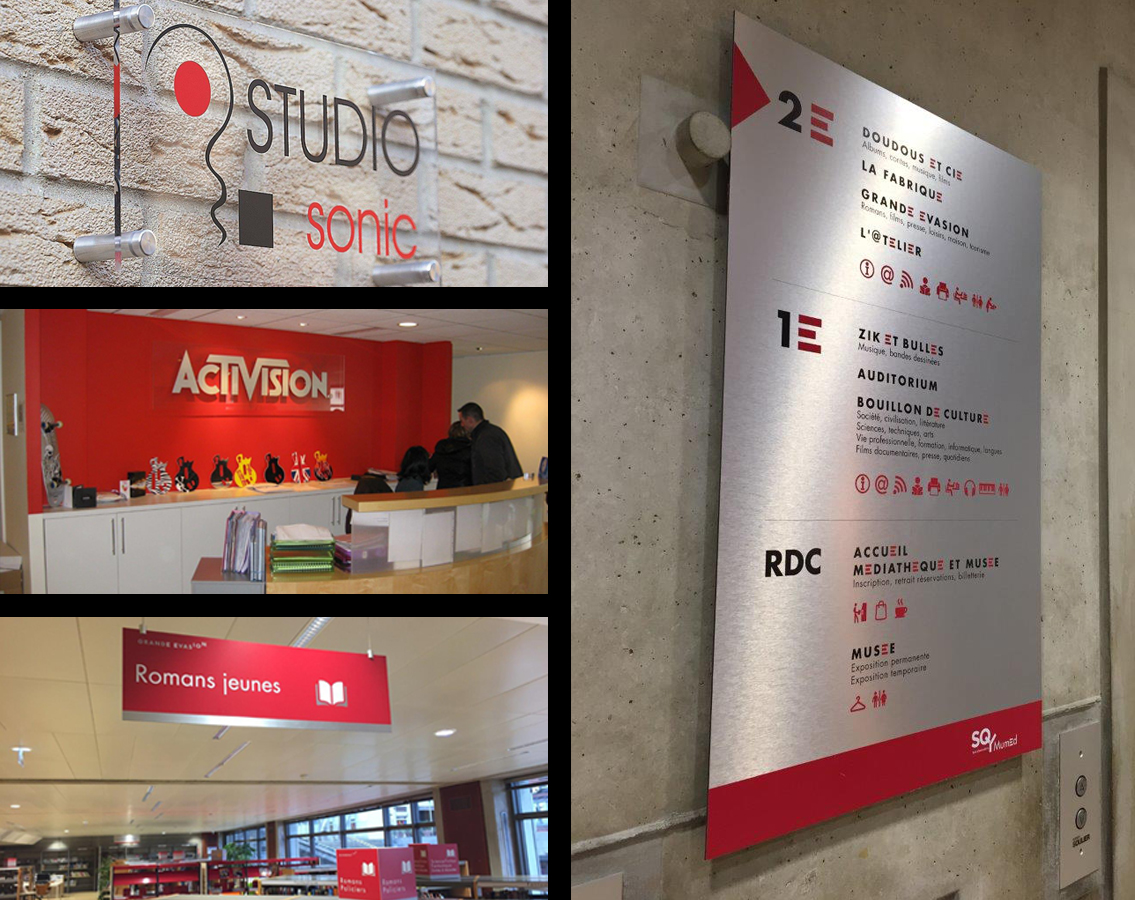 Signalétique Intérieure / Extérieure